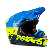 Casque Alpinestars SuperTech S-M8 Radium Noir Matte Gris Jaune Fluo