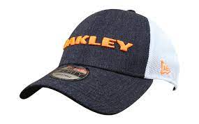 Casquette Oakley Heather New Era Hat Fathom Gris Blanc Orange