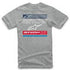 Tee-Shirt Alpinestars Quattro Gris Bleu