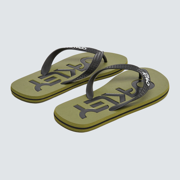 Savates Oakley College Flip Flop New Dark Brush Kaki FOF1002 55      86L