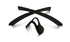 Gomme et cache-nez noir Mframe 2