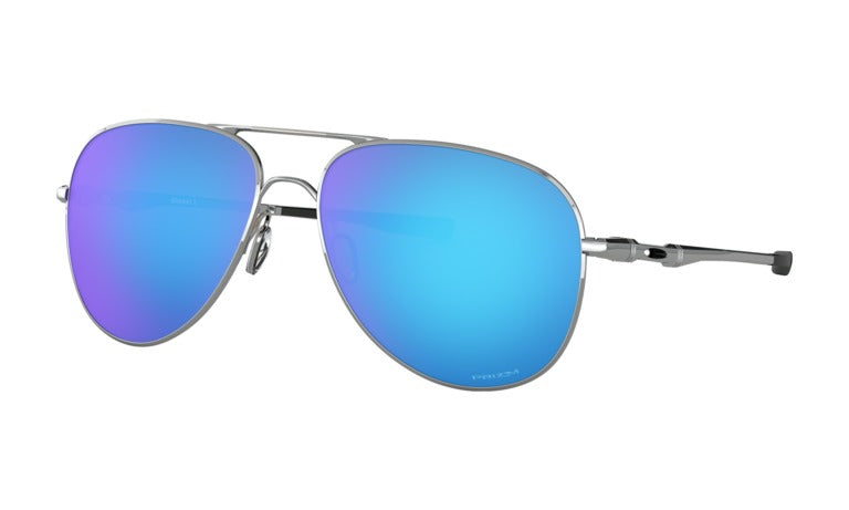 Lunette Oakley Elmont polished chrome Prizm sapphire
