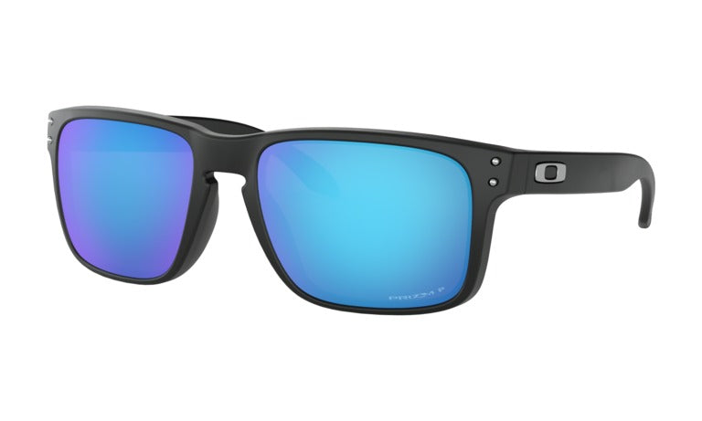 Lunette Oakley Holbrook matte black Prizm sapphire IRIDIUM  polarisée
