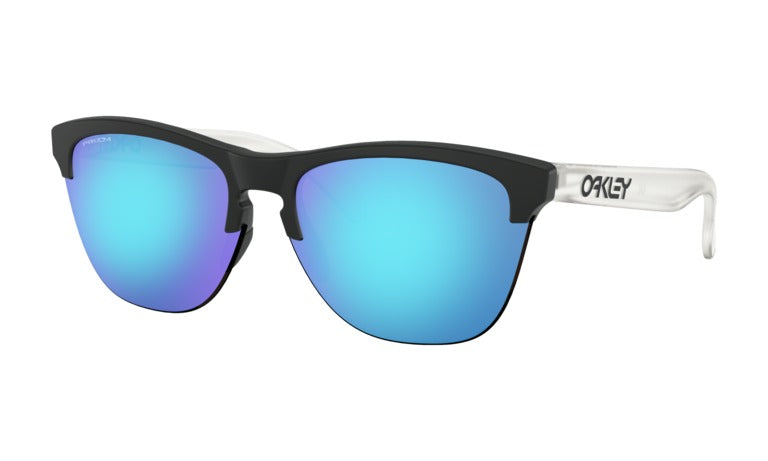 Lunette Oakley Frogskins Lite matte black Prizm sapphire