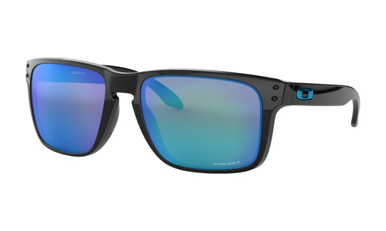 Lunette Oakley Holbrook XL Polished Black Prizm sapphire