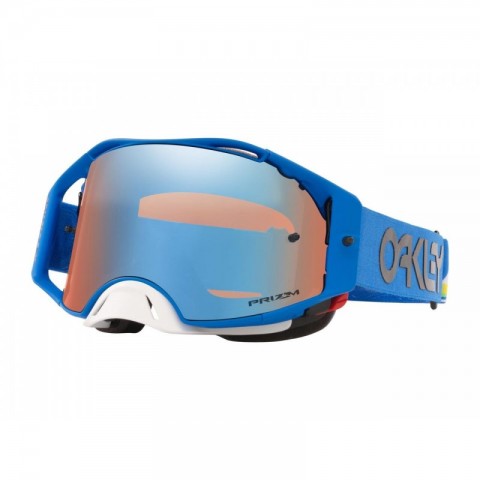 Masque Oakley Airbrake Mx Heritage Stripe Blue W/Prizm Mx Sapphire Edition Limiter