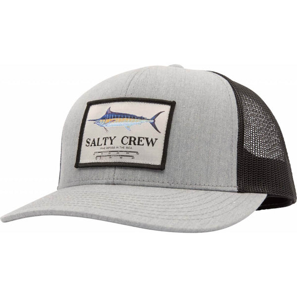 Casquette Salty Crew Marlin Mount Retro Trucker Heath Grey/Black