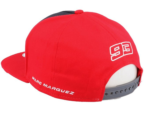 Casquette Marc Marquez Cap Flat MM93 Stripes Rouge