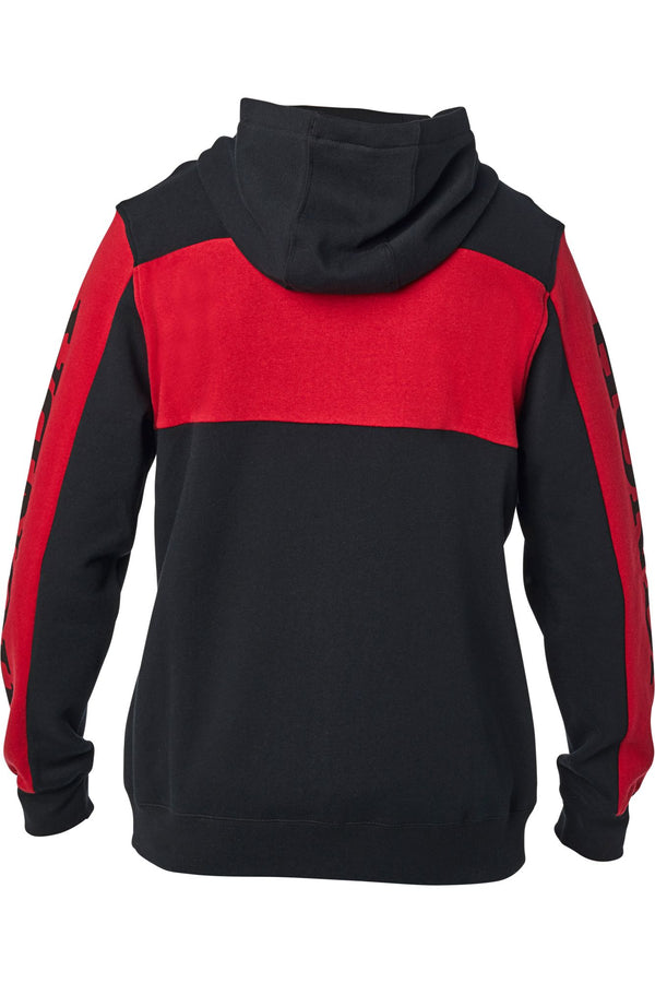 DESTOCKAGE Sweat-Shirt Fox Racing Honda Zip Fleece Noir Rouge