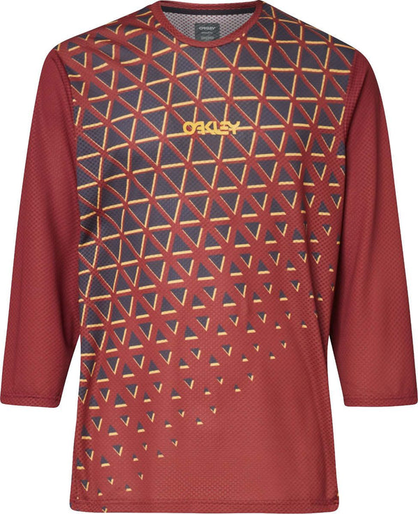 DESTOCKAGE Maillot Oakley Flow 3/4 Iron Red FOA403122