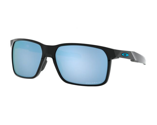Lunette Oakley Portal X Polished black Prizm Deep Water Polarisée