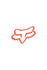 Stickers Autocollant Fox Racing Head Tdc 4 Orange Fluo