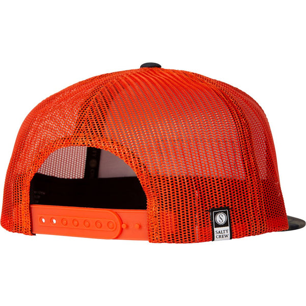 Casquette Salty Crew Alpha Twill Trucker Camo/orange