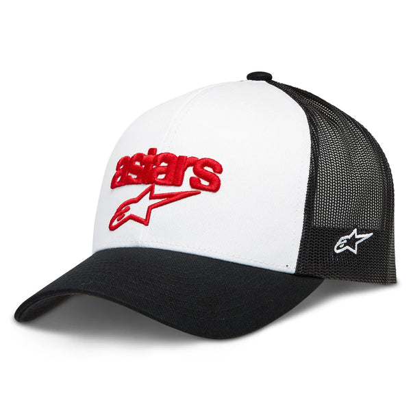 Casquette Alpinestars Pedigree Hat Blanc Noir 1232-81040