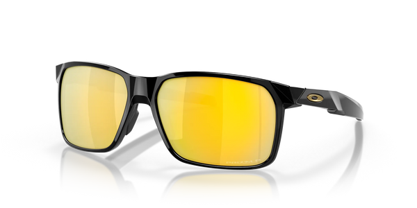 Lunette Oakley Portal X Polished Black Przim 24k Polarisée