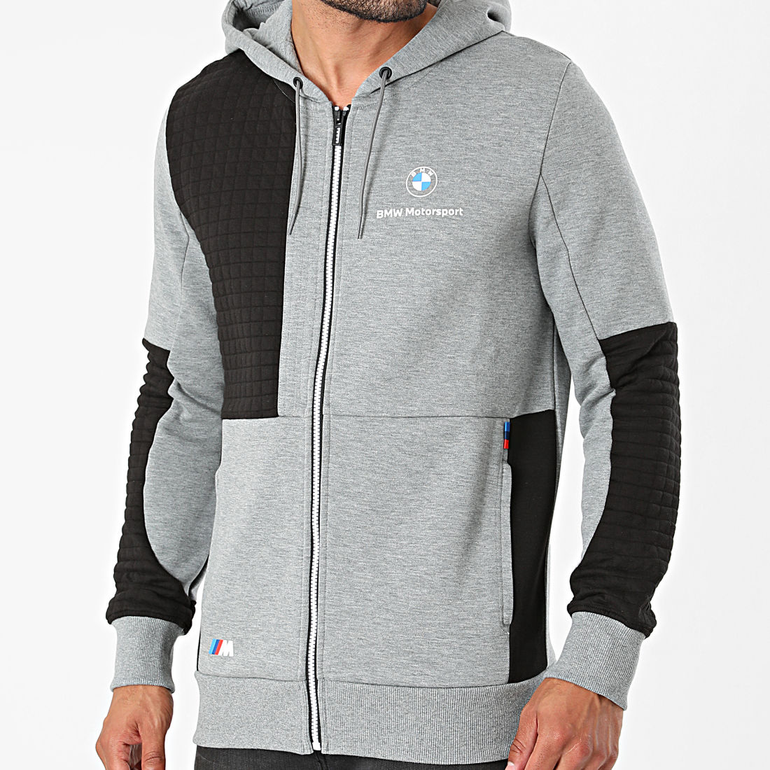 Destockage Sweat-Shirt Puma Bmw Motorsport  Fd Mms Noir Gris 531187 03