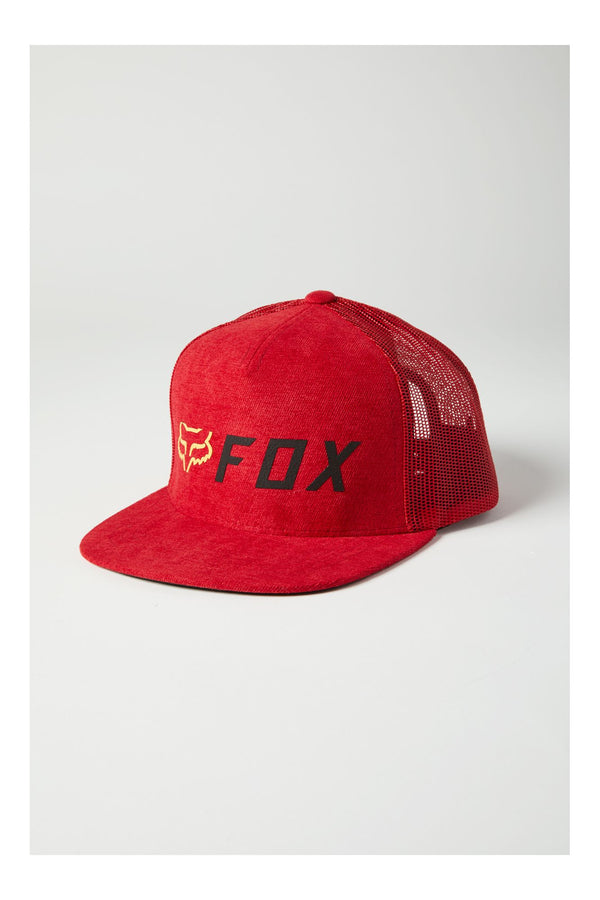 Casquette Fox Racing Apex Snapback Hat Noir Rouge