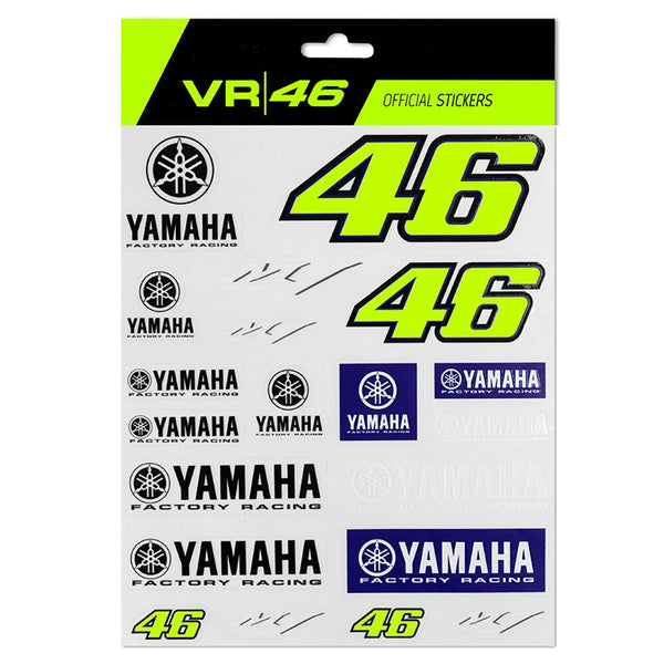 Planche stickers Yamaha VR46 grand modèle
