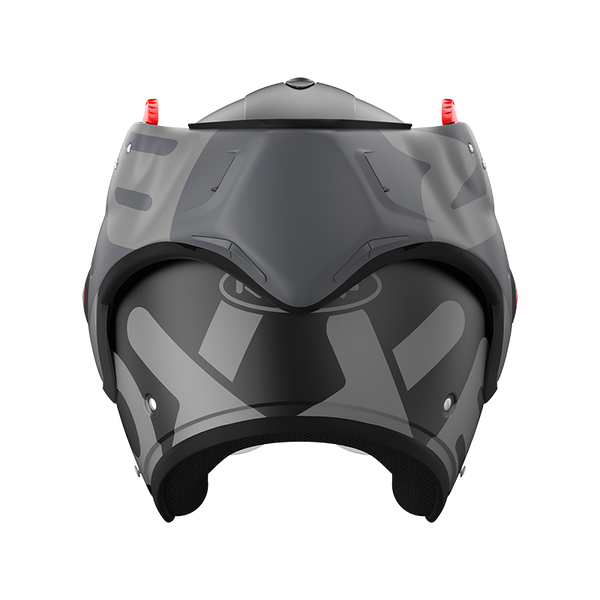 Casque Roof RO9 Boxxer Flag Noir- gris Matte  01273058 boxxer