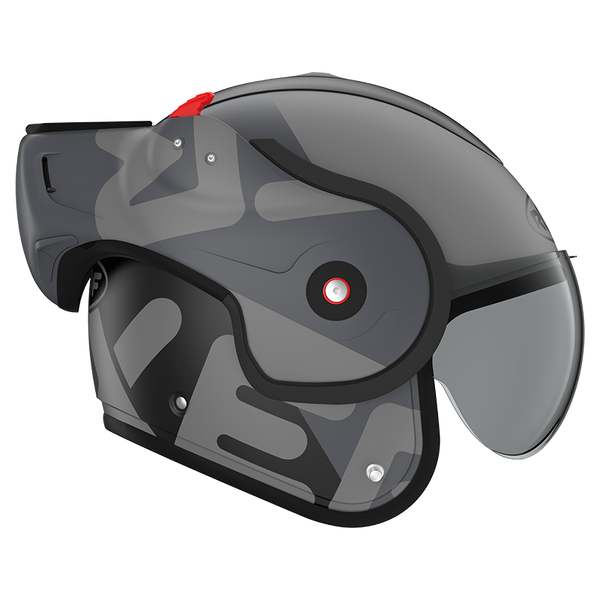 Casque Roof RO9 Boxxer Flag Noir- gris Matte  01273058 boxxer