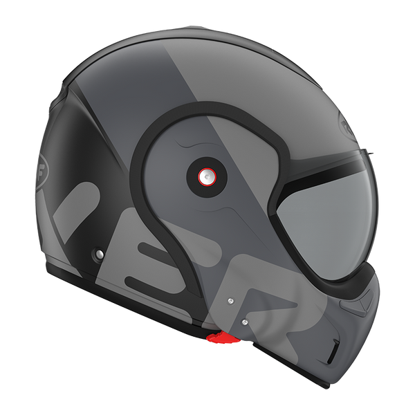 Casque Roof RO9 Boxxer Flag Noir- gris Matte  01273058 boxxer