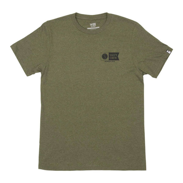 Tee-Shirt Salty Crew Protection Uv 40 Alpha S/S Tee Forest Heather