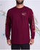 sweat salty crew bruce L/S rashguard burgundy 20135148