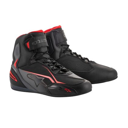 Bottes Alpinestars Faster-3 Shoes Gris Noir Rouge