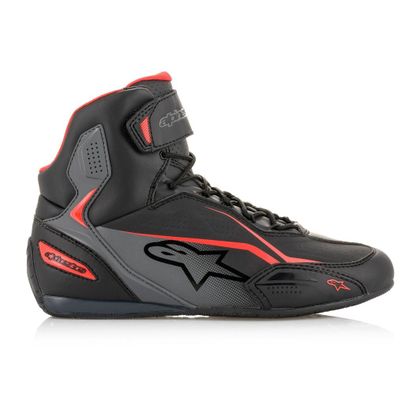 Bottes Alpinestars Faster-3 Shoes Gris Noir Rouge