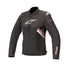 Blouson homologué Alpinestars Stella Gp Plus R V3 Leather Jacket Black White Fuchsia