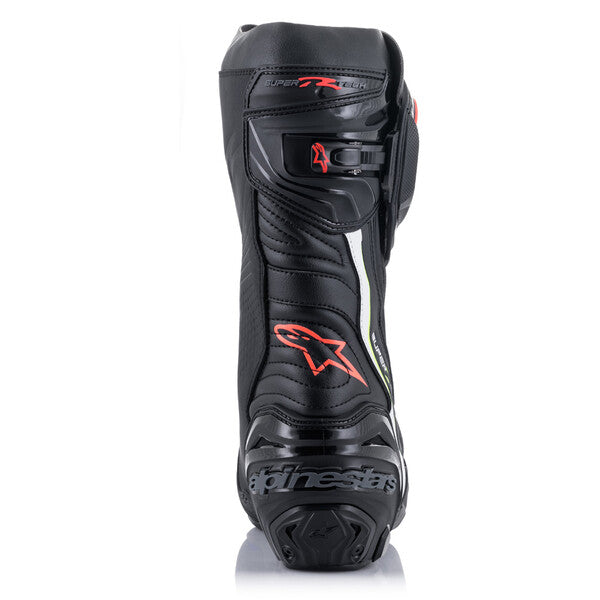 Bottes Alpinestars Supertech R Noir/blanc/ rouge fluo 2220021 1236