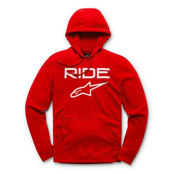 DESTOCKAGE Shirt Alpinestars Ride 2.0 Fleece Rouge Blanc