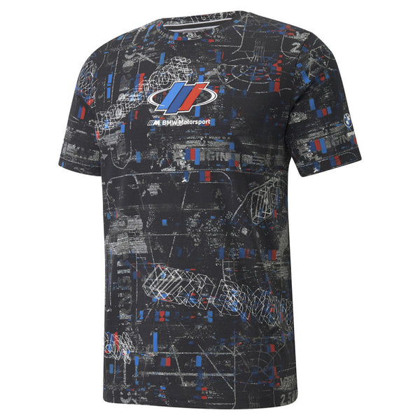 Destockage Tee-Shirt Bmw Motorsport street Fd Mms Aop Noir 532868 01