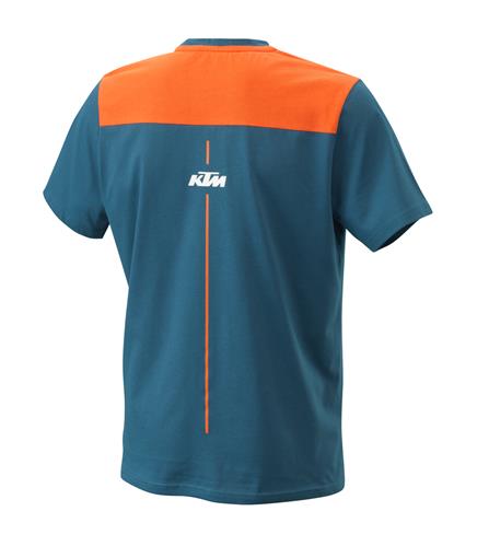 Tee-Shirt Ktm Pure Style Tee Bleu Orange