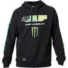 Sweat-shirt Fox Racing Monster Pro Circuit Noir