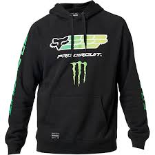 Sweat-shirt Fox Racing Monster Pro Circuit Noir