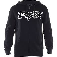 Sweat-shirt Fox Racing Legacy Fheadx Zip Fleece noir