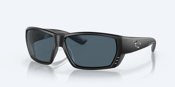 Lunette Costa Sunglasses Tuna Alley 01 Black Out Gray Polarized Polycarbonate 580P 06S9009 7565