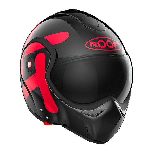Casque Roof RO9 Boxxer Twin Noir-Rouge 01272657