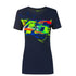 Tee-Shirt shirt VR46 bleu Winter test femme Soldes